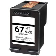 HP 67XL (3YM57AN) - Cartouche d'encre Noir Réusinée HP EXTRA HAUT Rendement