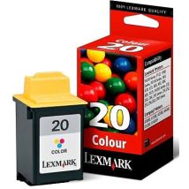 Cartouche d'encre Couleur d'origine OEM Lexmark 15M0120 (#20)