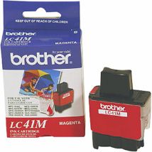 Cartouche d'encre Magenta d'origine OEM Brother LC41M