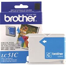 Cartouche d'encre Cyan d'origine OEM Brother LC51C (LC51)