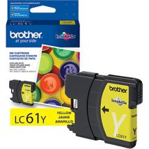 Cartouche d'encre Jaune d'origine OEM Brother LC61Y (LC61)