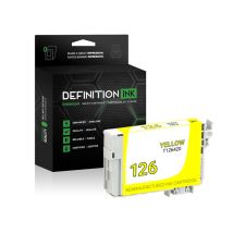 Cartouche Encre Compatible EPSON T126420 (T1264) - Jaune Haut Rendement