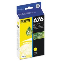 Cartouche d'encre Originale pour EPSON 676XL - T676XL420 - Haut Rendement Jaune