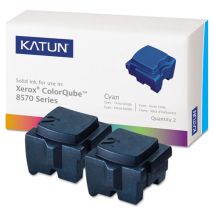 Encre Solide Cyan Compatible Xerox 108R00926 pour imprimante ColorQube 8570 (Ensemble de 2 cartouches)