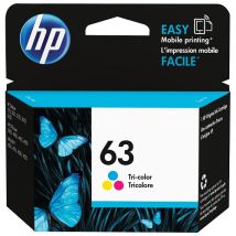 Cartouche d'encre Couleur d'origine OEM Vivera Hewlett Packard F6U61AN (HP 63)