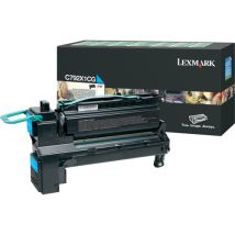 Cartouche Toner Laser Originale LEXMARK C792X1CG - Extra Haut Rendement Cyan