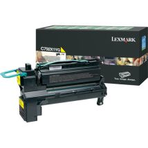 Cartouche Toner Laser Originale LEXMARK C792X1YG - Extra Haut Rendement Yellow