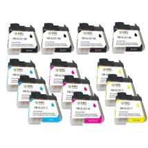 Brother LC61 Cartouches d'encre Compatibles (Ensemble de 13 cartouches)