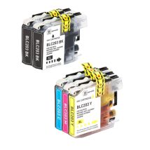 Brother LC203 Ensemble de 5 cartouches compatibles Haut Rendement
