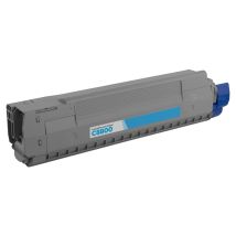 Cartouche Toner Laser Cyan Compatible Okidata 43487735 pour Imprimante C8800 Series