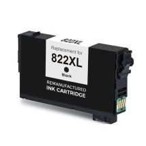 Epson 822 XL (T822XL120-S) Cartouche D'encre Noir Réusinée Haut Rendement