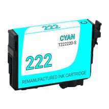 Epson 222 Cyan (T222220-S) Cartouche Réusinée ECO responsable