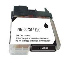 Cartouche d'encre Noir Compatible Brother LC61Bk