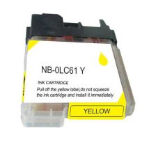 Cartouche d'encre Jaune Compatible Brother LC61Y (Séries LC61)