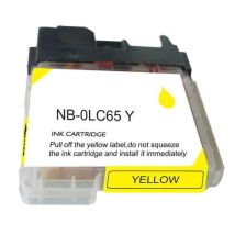 Cartouche d'encre Jaune Compatible Brother LC65Y Haut Rendement (Séries LC65)