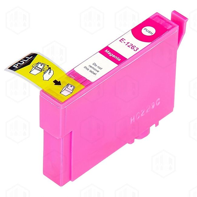 Cartouche Encre Compatible EPSON T126320 (T1263) - Magenta Haut Rendement