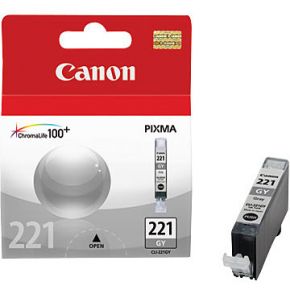 Cartouche d'encre d'origine OEM Canon 2950B001 (CLI221) Gray