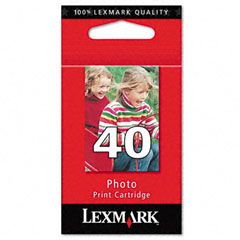 Cartouche d'encre Photo d'origine OEM Lexmark 18Y0340 (#40)