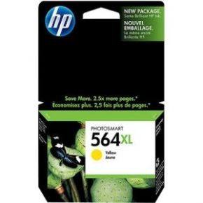 Cartouche d'encre Jaune d'origine OEM Vivera Hewlett Packard CB325WN (HP 564XL) Haut Rendement