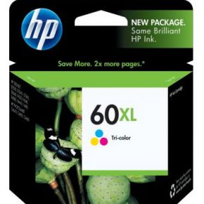Cartouche d'encre Couleur d'origine OEM Vivera Hewlett Packard CC644WN (HP 60XL) Haut Rendement