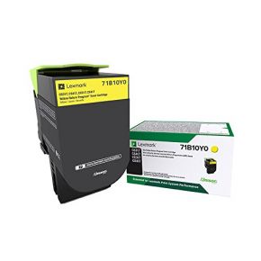 Cartouche Toner Laser Originale LEXMARK 71B10Y0 - Jaune