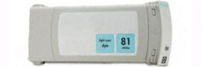 Cartouche d'encre Light Cyan Compatible Hewlett Packard C4934A (HP 81 pour Imprimante DesignJet 5000/5500 )