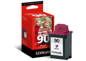 Cartouche d'encre Couleur Photo d'origine OEM Lexmark 12A1990 (#90)
