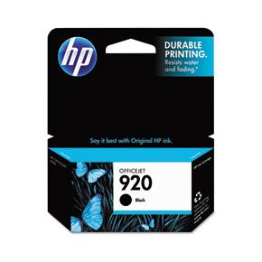 Cartouche d'encre Noir d'origine OEM Hewlett Packard CD971AN (HP 920)