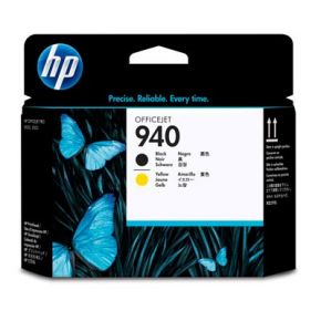 Tête d'impression Noir Jaune d'origine OEM Hewlett Packard C4900A (Printhead HP 940)