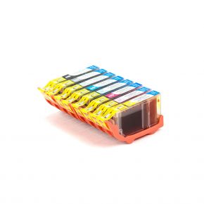 Ensemble de 8 Cartouches compatible Canon CLI42 - Haut Rendement
