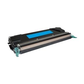 Cartouche Toner Laser Cyan Compatible Lexmark C5240CH Haut Rendement pour Imprimante C524
