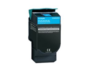 Cartouche Toner Laser réusinée  LEXMARK C540H2CG - Haut Rendement Cyan