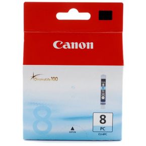 Cartouche d'encre Cyan Photo d'origine OEM Canon CLI8PC