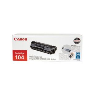 Cartouche Toner Laser Noir d'origine OEM Canon 104