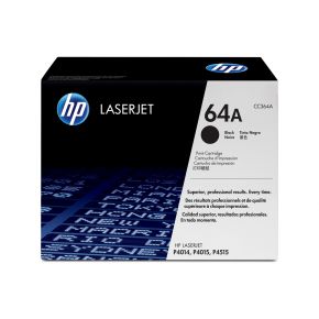 Cartouche Toner Laser Noir originale Hewlett Packard CC364A (HP 64A) Capacité Standard Pour Imprimante LaserJet Séries P4015 & P4515