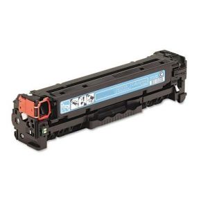 Cartouche Toner Laser Cyan Réusinée Hewlett Packard CC531A pour Imprimante Laserjet Couleur Séries CP2025 & CM2320
