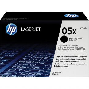 Cartouche d'encre Originale OEM Hewlett-Packard (HP) - 05X CE505X - Haut Rendement - Noir