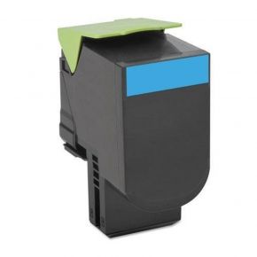 Cartouche Toner Laser Cyan Réusinée LEXMARK (80C1SC0) 801SC