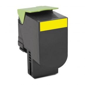 Cartouche Toner Laser Jaune Réusinée LEXMARK (80C1SY0) 801SY
