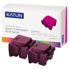 Encre Solide Magenta Compatible Xerox 108R00927 pour imprimante ColorQube 8570 (Ensemble de 2 cartouches)