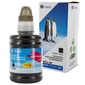 Encre Compatible EPSON ECOtank T774120 (774) - Noir Haut Rendement