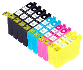 Ensemble de 10 cartouches compatibles pour Epson T126 - Haut Rendement
