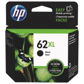 Cartouche d'encre Noir d'origine OEM Vivera Hewlett Packard C2P05AN (HP 62XL) Haut Rendement