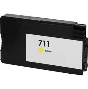 Cartouche d'encre Jaune Réusinée Hewlett Packard CZ132A (HP 711) Haut Rendement