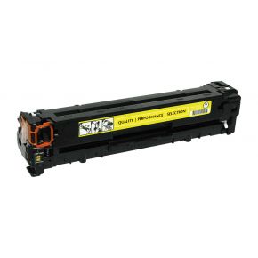 Cartouche Toner Laser Jaune Réusinée Hewlett Packard CB542A pour Imprimante Laserjet Couleur Séries CP1215, CP1515 & CM1312