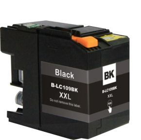 Cartouche encre compatible BROTHER LC109 BK - Extra Haut Rendement - Noir