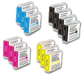 Cartouches d'encre Compatibles Brother LC51 (Ensemble de 13 cartouches)