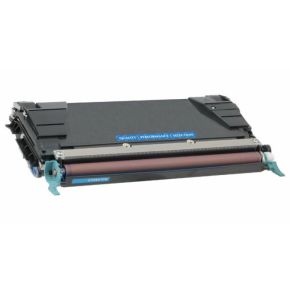 Cartouche Toner Laser réusinée  LEXMARK C746A1CG - Extra Haut Rendement Cyan