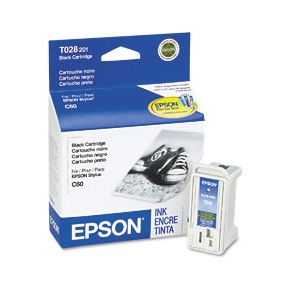 Cartouche d'encre Noir d'origine OEM Epson T028201 (T028)