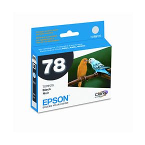 Cartouche d'encre Noir d'origine OEM Epson T078120 (T0781)